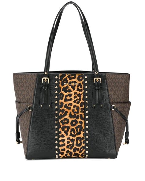 michael kors leopard print handbags|Michael Kors animal print purse.